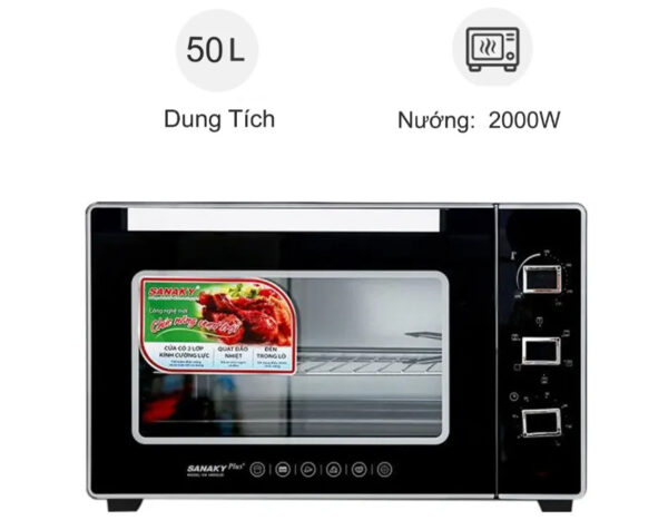 Lò nướng Sanaky VH-5099N2D 50 lít