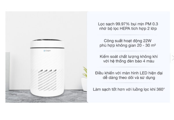 Máy lọc không khí Casper AP-250MAH 22W