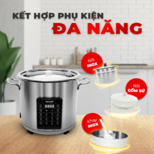 Nồi Nấu Đa Năng Sharp KN-MC90V-ST