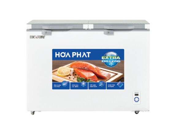 Tủ đông Hòa Phát cánh kính 1 ngăn 2 cánh HPF AD6352.T1