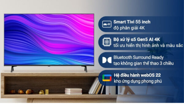Smart Tivi LG 4K 55 inch 55UQ8000PSC