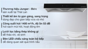 Máy hút mùi âm tủ Junger HRJ-75