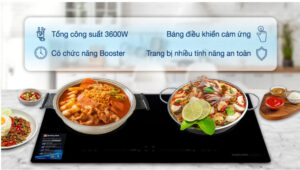 Bếp từ đôi lắp âm Sakura SE-1270B