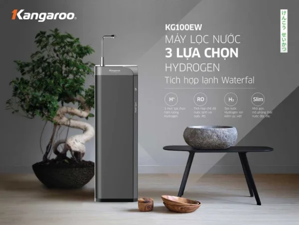 Máy Lọc Nước RO Hydrogen Ion Kiềm Nguội Lạnh Kangaroo KG100EW