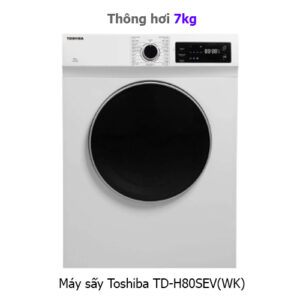 Máy sấy Toshiba TD-H80SEV(WK) Thông Hơi 7 kg