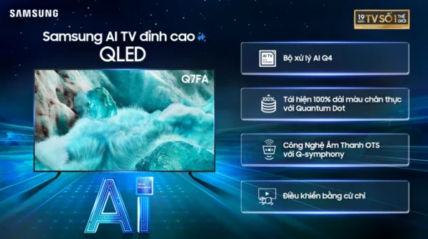 Smart Tivi Samsung QLED 4K 65 inch 2025 (65Q7FA)