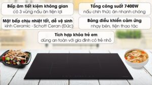 Bếp từ 3 vùng nấu lắp âm Hafele HC-IS773EA (535.02.242)