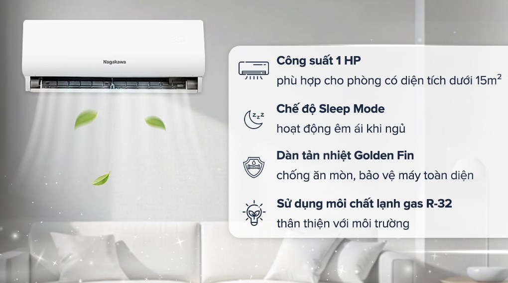 Máy lạnh Nagakawa 1 HP NS-C09R2B52
