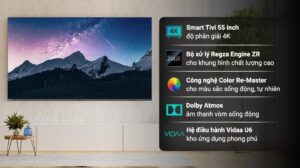 Smart Tivi Toshiba AI 4K 55 inch 55E330MP