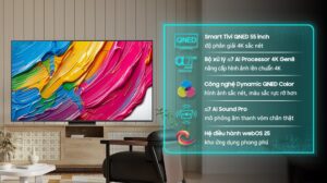 Smart Tivi QNED LG AI 4K 55 inch 55QNED81ASA