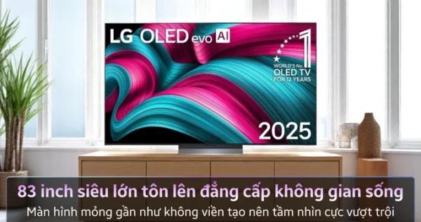 Smart Tivi LG Evo Oled 4K 83 inch 2025 83C5PSA