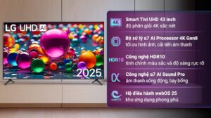 Smart Tivi LG AI 4K 43 inch 43UA8450PSA