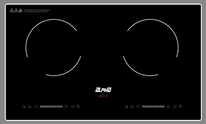 Bếp hồng ngoại đôi Alpha BV7-R - Ảnh 2