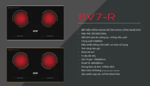 Bếp hồng ngoại đôi Alpha BV7-R