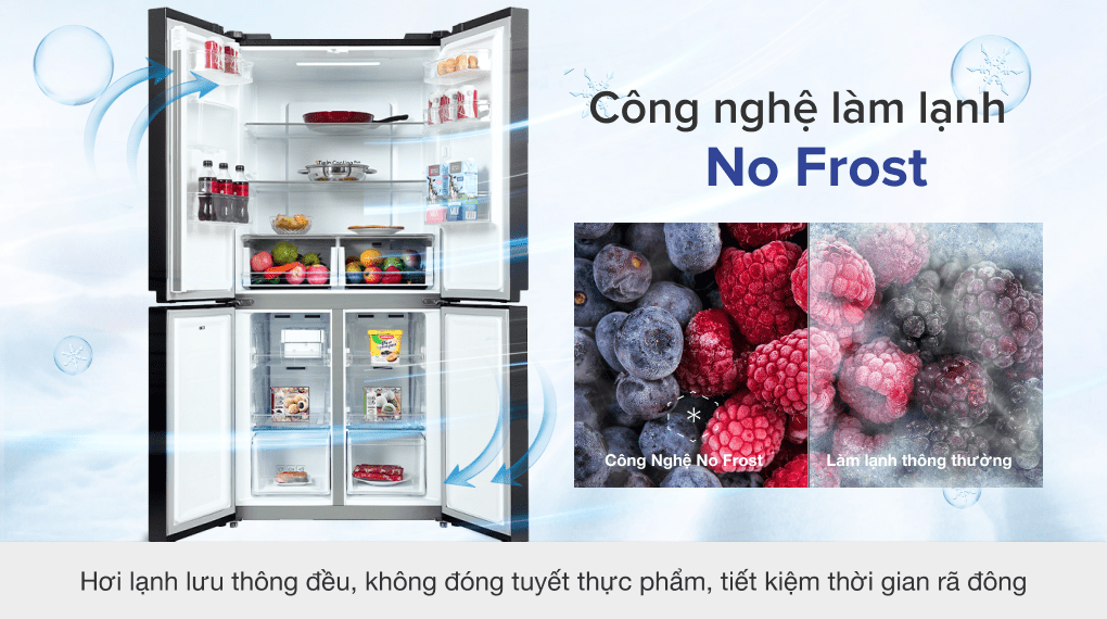 Tủ lạnh Samsung Inverter 488 lít Multi Door RF48A4010B4/SV - Ảnh 5