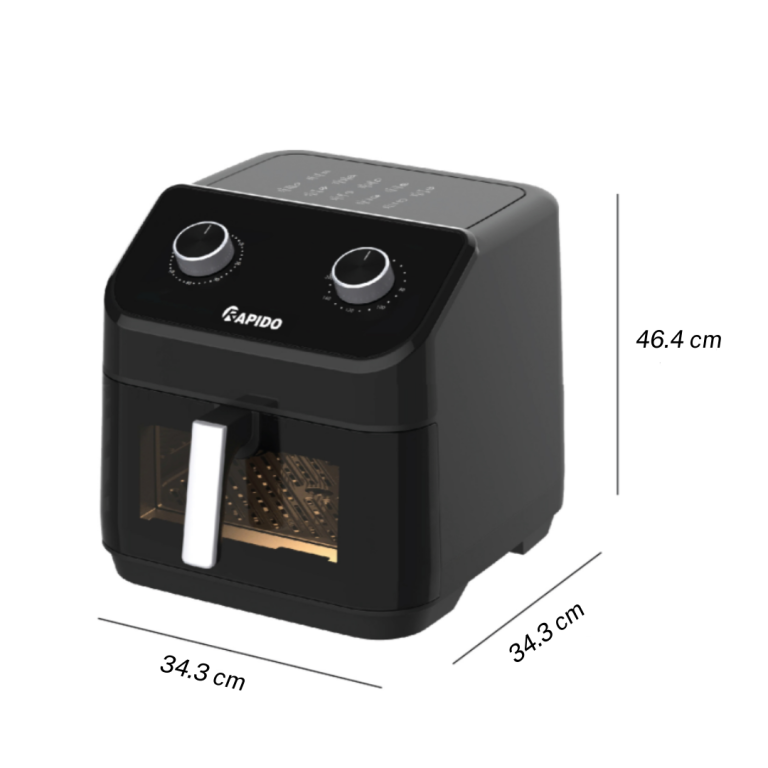 Nồi chiên không dầu 2 thanh nhiệt 12 lít Rapido RAF 12M2 - Ảnh 2