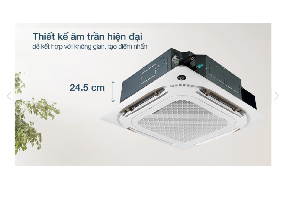Máy lạnh âm trần 2 chiều Midea 5 HP MCD1-50HRDN1 - Ảnh 2