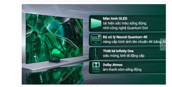 Smart Tivi OLED Samsung 4K 65 inch QA65S95CA