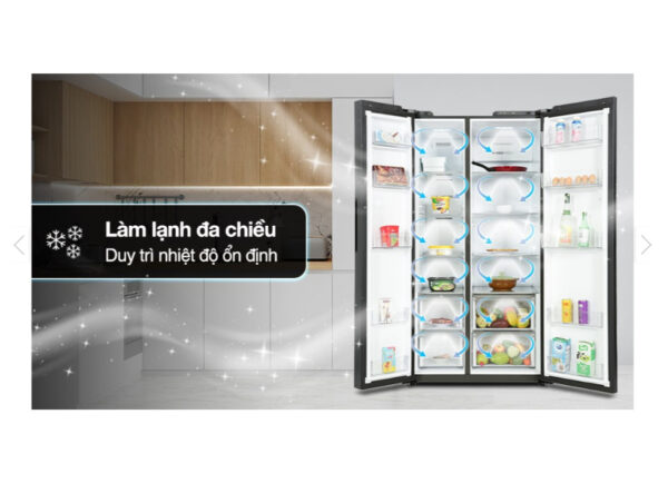 Tủ lạnh Aqua Inverter 646 lít AQR-S682XA(SLB)