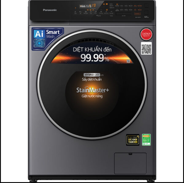 Máy giặt sấy Panasonic NA-V10FC1LVT 10/2kg