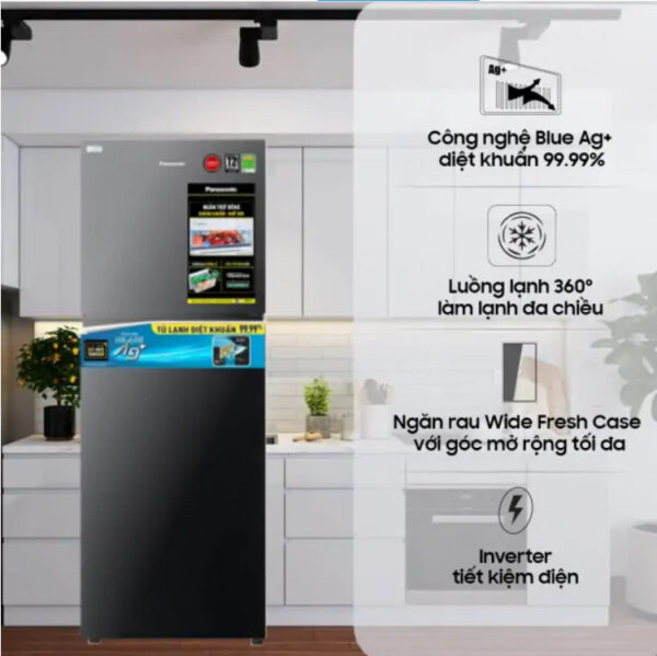 Tủ lạnh Panasonic Inverter 268 lít NR-TV301VGMV
