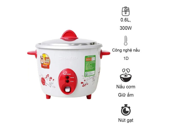 Nồi Cơm Điện Sharp KSH-D06V 0.6 lít