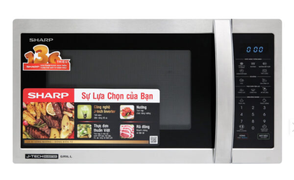 Lò vi sóng có nướng Sharp R-G52XVN-ST 25 lít