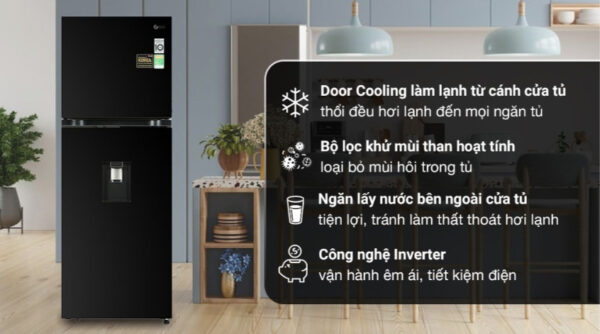 Tủ lạnh LG Inverter 314 Lít GN-D312BL