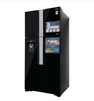 Tủ lạnh 4 cánh Inverter 540 Lít Hitachi R-FW690PGV7 (GBK) (Đen)