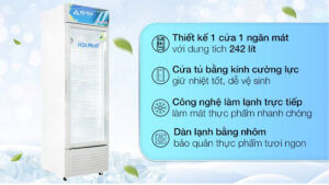 Tủ mát Hòa Phát 242 Lít HSC 600F1R1