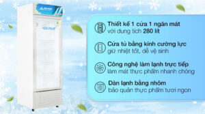 Tủ mát Hòa Phát 280 Lít HSC 700F1R1
