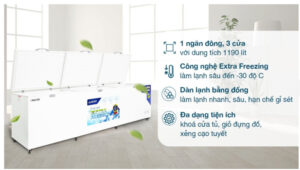 Tủ đông Hòa Phát 1190 lít HPF AD61190