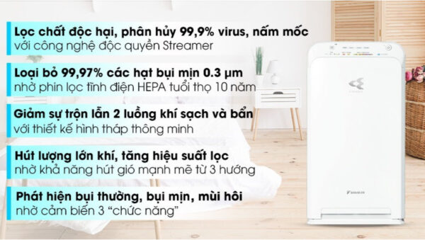 Máy lọc không khí Daikin MC40UVM6