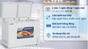 Tủ đông Hòa Phát 271 Lít HPF BD6271