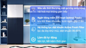 Tủ lạnh Samsung Inverter 305 lít Bespoke RT31CB56248ASV