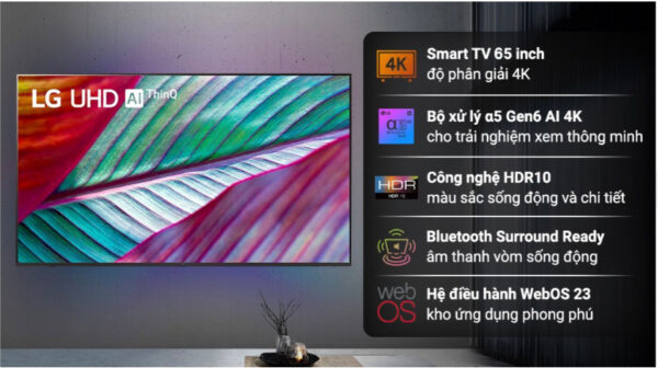 Smart Tivi LG 4K 65 inch 65UR7550PSC