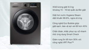 Máy giặt Samsung Inverter 9.5 kg WW95TA046AX/SV