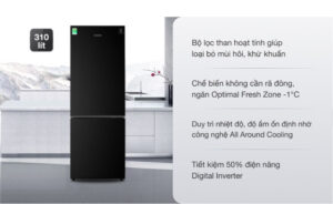 Tủ lạnh Samsung Inverter 310 lít RB30N4010BU/SV