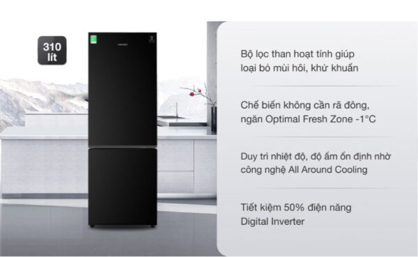 Tủ lạnh Samsung Inverter 310 lít RB30N4010BU/SV