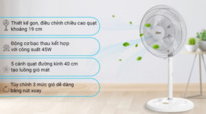 Quạt đứng Lifan 5 cánh Đ-616A 45W