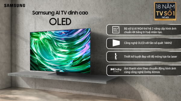 OLED Tivi 4K Samsung 65 inch 65S90DA Smart TV