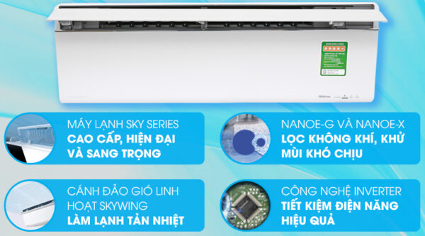 Máy lạnh Panasonic Inverter 2 HP CU/CS-VU18UKH-8