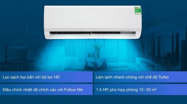 Máy lạnh Midea 1.5 HP MSAF-13CRN8