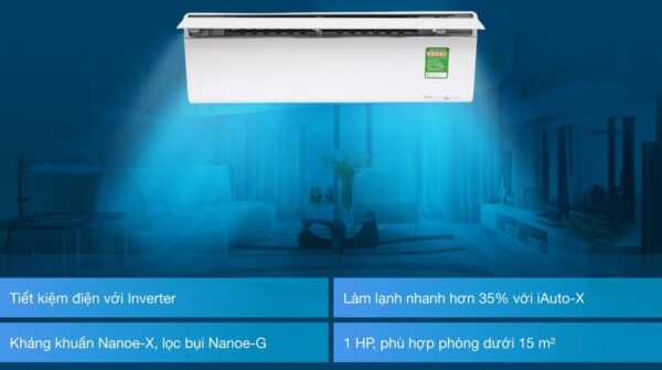 Máy lạnh Panasonic Inverter 1 HP CU/CS-VU9UKH-8