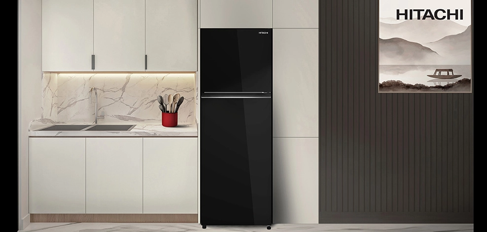 Tủ lạnh Hitachi Inverter Grand Carbon 409 lít HRTN6443SGBKVN - Ảnh 2