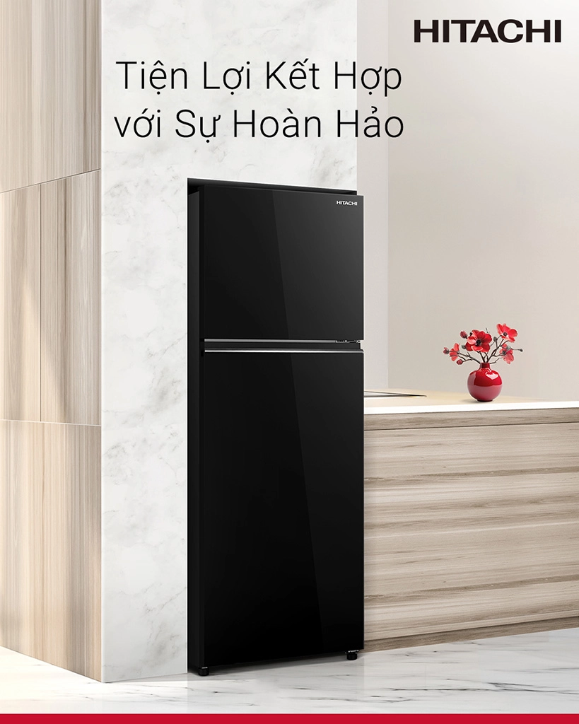 Tủ lạnh Hitachi Inverter Grand Carbon 409 lít HRTN6443SGBKVN - Ảnh 3