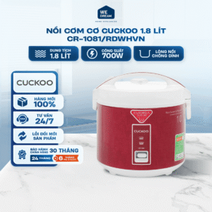 Nồi Cơm Cơ 1.8 Lít CR-1081/RDWHVN – Lòng Nồi Chống Dính Cao Cấp