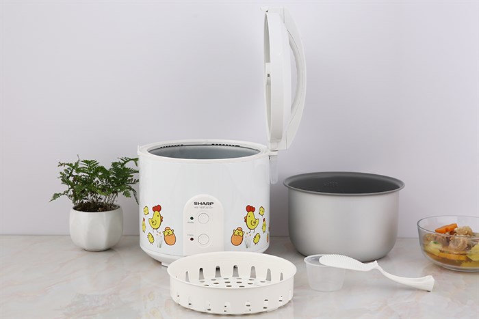 Nồi cơm nắp gài Sharp 1.8 lít KS-183TJV-CH - Ảnh 3