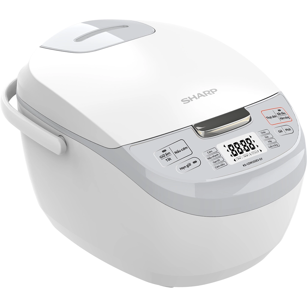 Nồi cơm điện tử Sharp 1.8 lít KS-COM192EV-GY