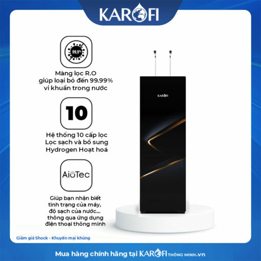 Máy lọc nước nóng lạnh Karofi KAD-N89 – CẢM ỨNG THÔNG MINH – CHỌN NHIỆT ĐỘ